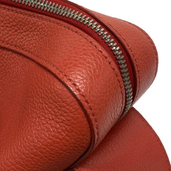 Auth PRADA - 1BC023 Red Leather Shoulder Bag - Picture 12 of 16